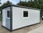 Oficina contenedor 6,00 x 2,40m con WC, ducha y cocina americana - Imagen 2