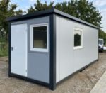 Oficina contenedor 6,00 x 2,40m con WC, ducha y cocina americana - Imagen 3