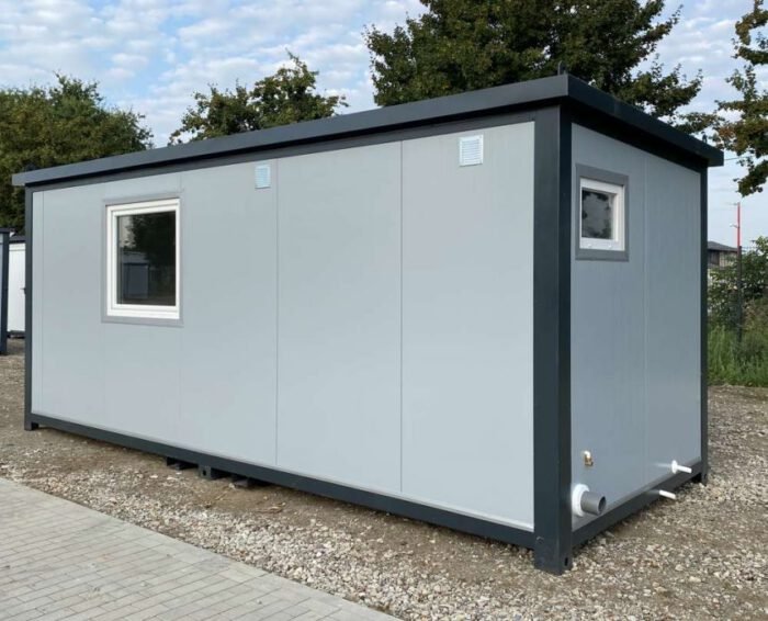 Oficina contenedor 6,00 x 2,40m con WC, ducha y cocina americana - Imagen 5