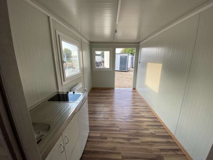 Oficina contenedor 6,00 x 2,40m con WC, ducha y cocina americana - Imagen 11