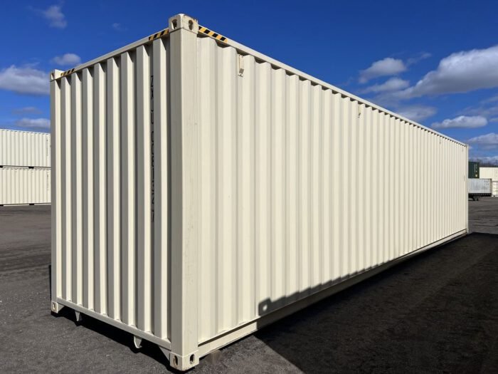 Contenedor de almacenamiento de 40 pies High Cube, de un solo viaje, con puertas laterales - Imagen 8