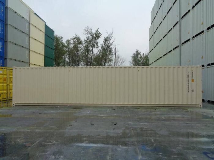Contenedor marítimo de 40 pies beige – nuevo - Imagen 4