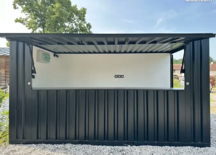 Contenedor convertido en bar/snack/guinguette 4x2m - Imagen 5