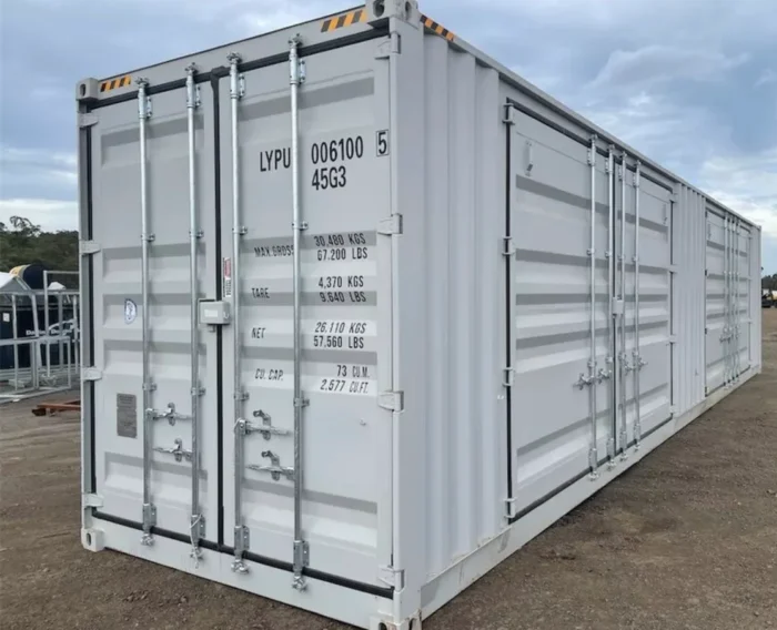 Contenedor marítimo High Cube de 40 pies con 4 puertas laterales - Imagen 9